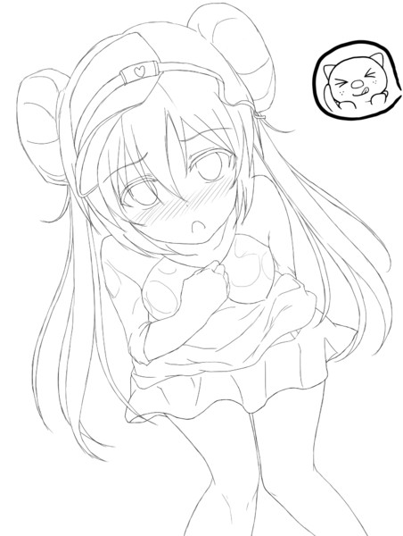 メイちゃんの線画 ムグル さんのイラスト ニコニコ静画 イラスト