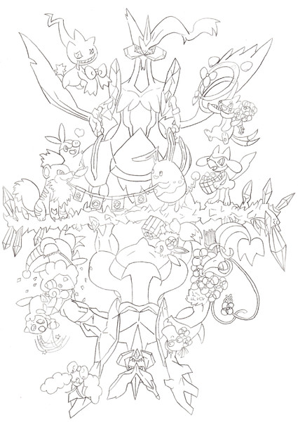 画質向上版 ポケモン描かせていただきました 模写 マスオカ さんのイラスト ニコニコ静画 イラスト