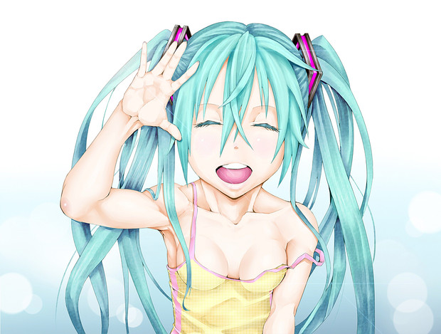 初音ミク 夏の終わりの誕生日 武にぃ さんのイラスト ニコニコ静画 イラスト