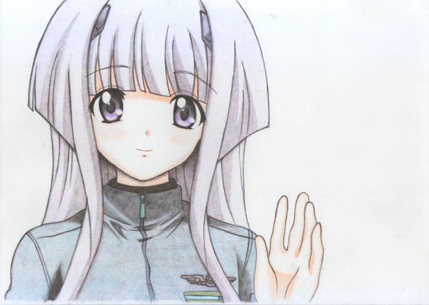 【色鉛筆模写】出遅れちゃったよ イーニァちゃん♡