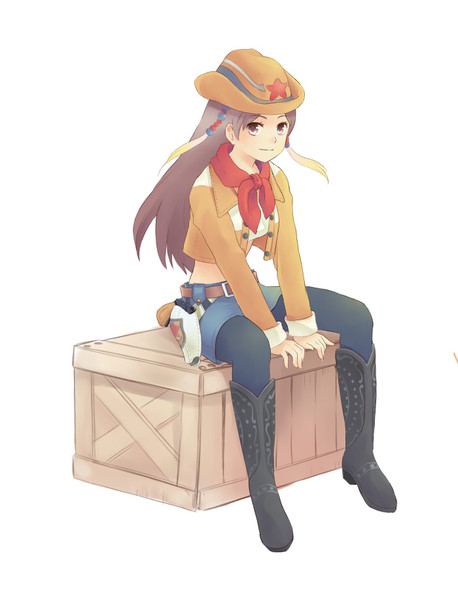 ガンマン娘 オキレ さんのイラスト ニコニコ静画 イラスト