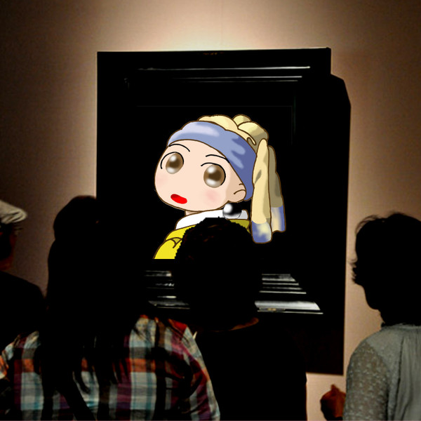真珠の耳飾りの少女 見に行ってきました よのちゃん さんのイラスト ニコニコ静画 イラスト