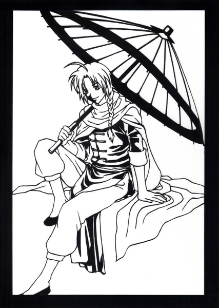 銀魂 ウエハースのやつで神威 切り絵 お母ちゃん さんのイラスト ニコニコ静画 イラスト