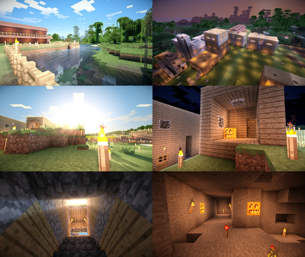 マインクラフト 影 水面modのlightmapをいじってみた かつ丼 さんのイラスト ニコニコ静画 イラスト
