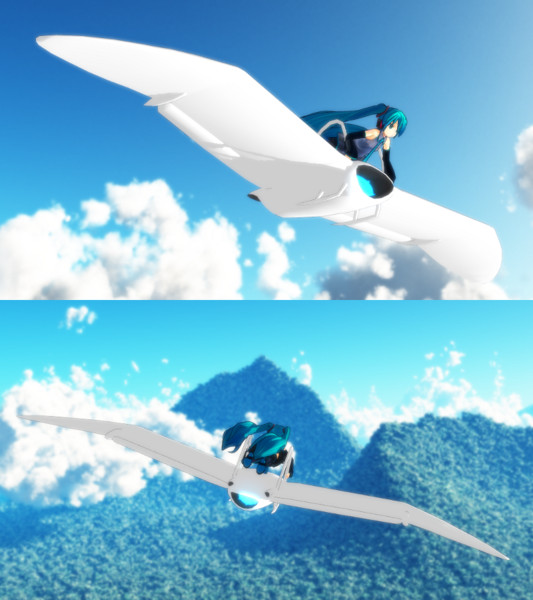 風の谷のナウシカよりメーヴェmmdモデル いとしいさかな さんのイラスト ニコニコ静画 イラスト
