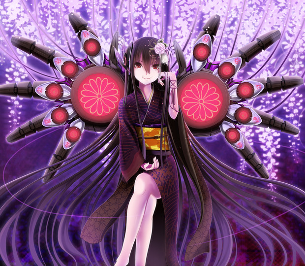 回想 実質的に 手配する 黒髪 和服 菊 しなければならない 中断