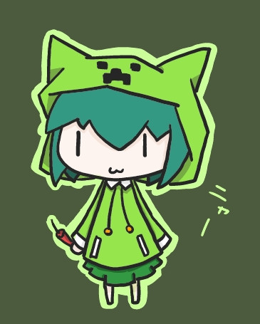 猫耳クリーパーカー ぬー さんのイラスト ニコニコ静画 イラスト