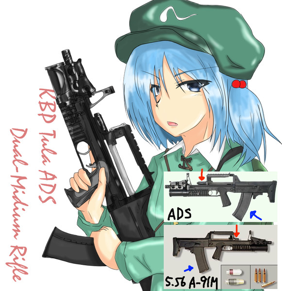 にとりさんと変態ロシア銃 ておどーる さんのイラスト ニコニコ静画 イラスト