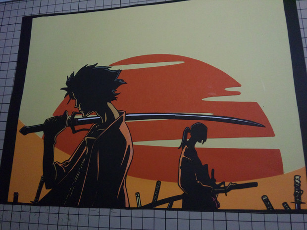 切り絵 サムライチャンプルー Soflcl さんのイラスト ニコニコ静画 イラスト
