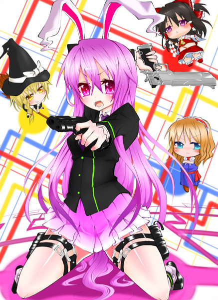 うどんげとその他有名な人たち 蒼い葵 さんのイラスト ニコニコ静画 イラスト