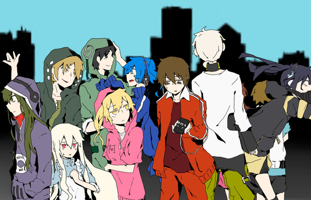塗ってみた 少年少女 前を向く 通常 とおじぃ さんのイラスト ニコニコ静画 イラスト