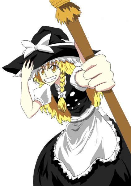 東方蒼炎守 応援イラスト 仮 霧雨 魔理沙 描いてみた 中大路 さんのイラスト ニコニコ静画 イラスト