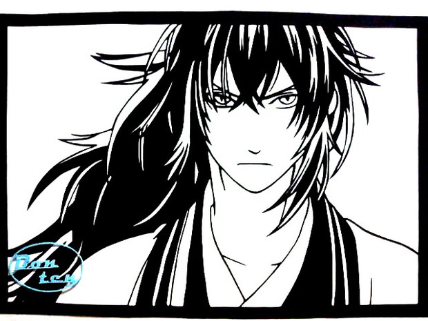 切り絵 井吹龍之介 薄桜鬼 梵天 さんのイラスト ニコニコ静画 イラスト