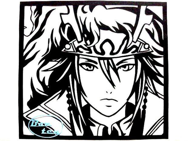 【切り絵】石田三成【戦国☆パラダイス-極-】