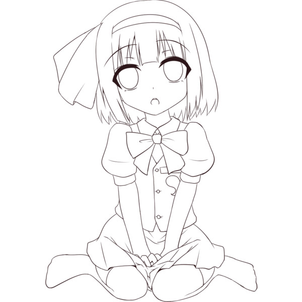 幼夢ちゃん 線画 エヴァンドラゴン さんのイラスト ニコニコ静画 イラスト