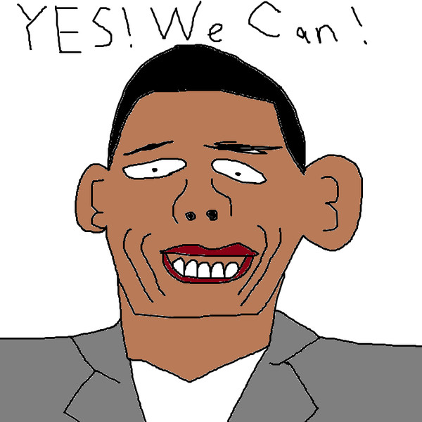 バラク・オバマ大統領　描いてみた