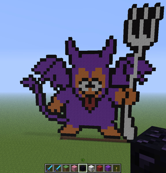 Minecraft ベビーサタン あんのん星人 さんのイラスト ニコニコ静画 イラスト