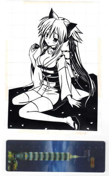 フク 福 を切ってみた 刃華 さんのイラスト ニコニコ静画 イラスト