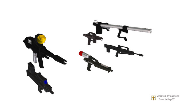 Mmdガンダム 武器セット第2段 配布通知 作品いろいろ さんてん さんのイラスト ニコニコ静画 イラスト