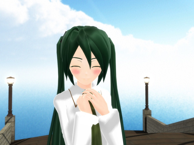 夏も終わりの海辺にて 第1回超かわいいミクさん選手権開催 Tk さんのイラスト ニコニコ静画 イラスト