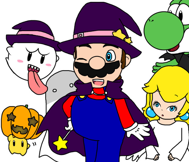 マリオハロウィン リトヨシ さんのイラスト ニコニコ静画 イラスト