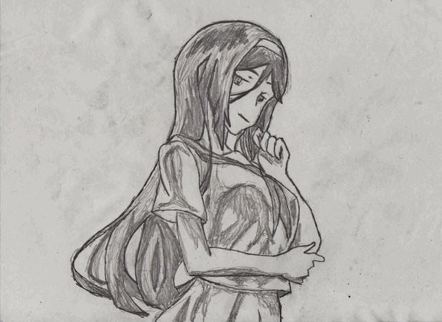 入須先輩 模写 鉛筆画 Taka さんのイラスト ニコニコ静画 イラスト