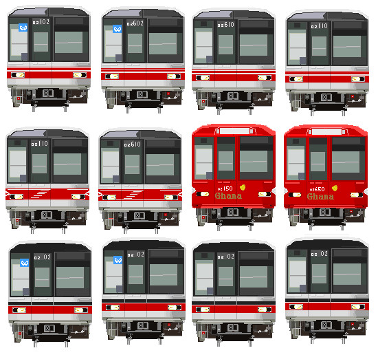 マウスで描いたぉ W 東京メトロ02系 Sgp さんのイラスト ニコニコ静画 イラスト