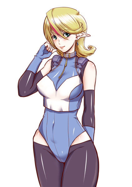 垂れ気味エルフ耳の娘 貞子 さんのイラスト ニコニコ静画 イラスト