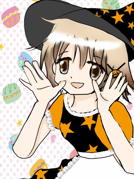 魔女っ子になっちゃいましたw Vanilla さんのイラスト ニコニコ静画 イラスト