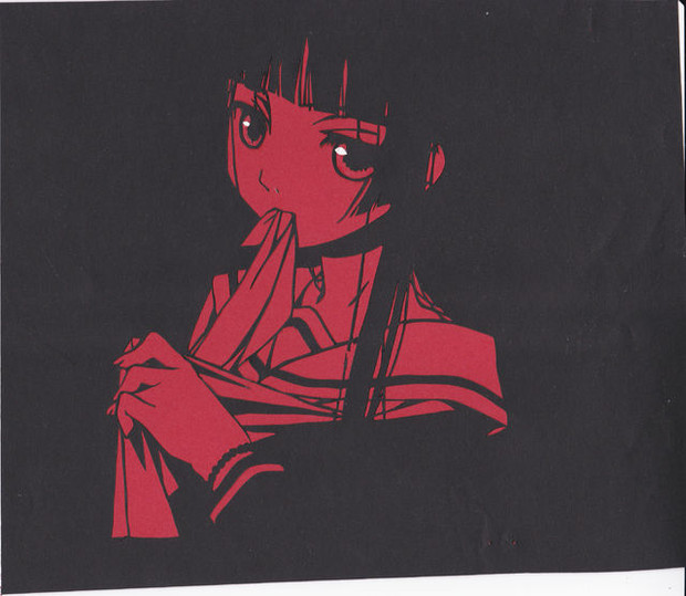 切り絵 地獄少女 Makerin さんのイラスト ニコニコ静画 イラスト