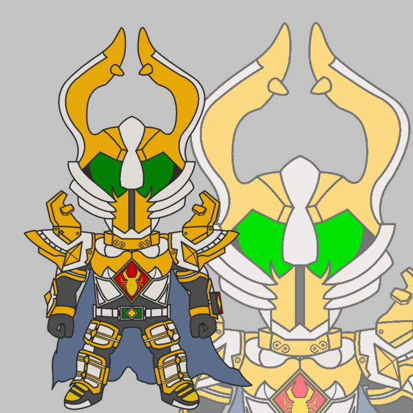 ペイント マウス ギャレン キングフォーム クロア さんのイラスト ニコニコ静画 イラスト