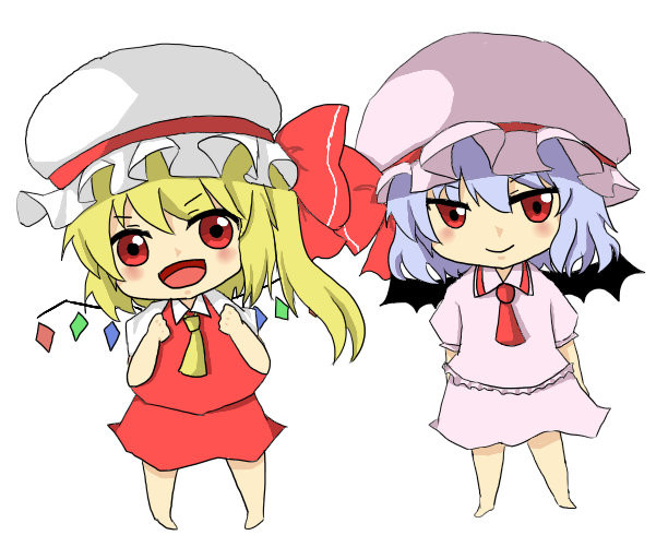レミリアとフラン ちびキャラ 錫凪せいや さんのイラスト ニコニコ静画 イラスト