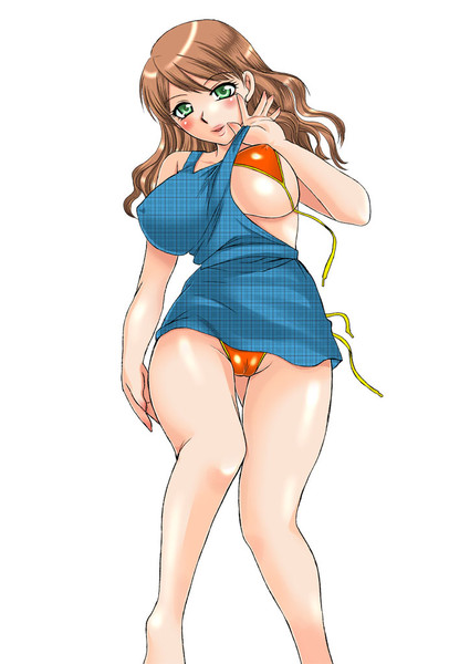 水着エプロンその2 うれちゃん さんのイラスト ニコニコ静画 イラスト