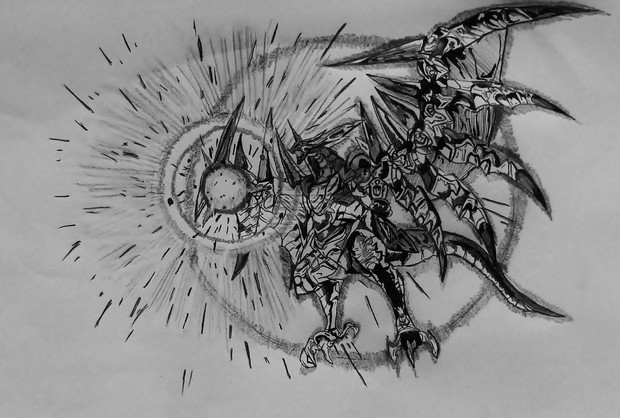 軍神 バハムート ニコニコ静画 イラスト