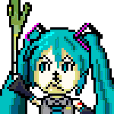 初音ミクのドット絵 用兵家 仮 さんのイラスト ニコニコ静画 イラスト