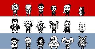 ダンガンロンパ2 1風ドット絵 円アキラ さんのイラスト ニコニコ静画 イラスト