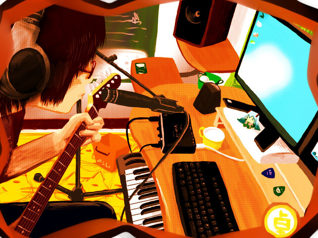 ボカロpの作業風景 卓球少年 さんのイラスト ニコニコ静画 イラスト