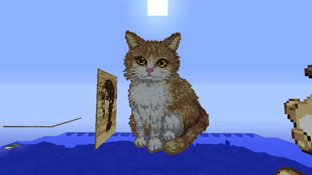 Minecraft 猫 ドット絵 赤崎 さんのイラスト ニコニコ静画 イラスト