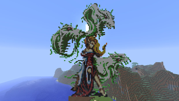 Minecraft ロマサガ３ 真ビューネイ マインクラフト ツカサ さんのイラスト ニコニコ静画 イラスト