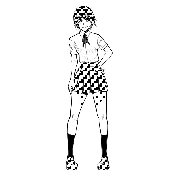 棒立ち女の子 び だまｃ 旧 さんのイラスト ニコニコ静画 イラスト