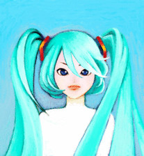 ｇｉｆ 初音ミクで 好き好き大好き と言わせてみた 動くって素敵 ー智ー さんのイラスト ニコニコ静画 イラスト