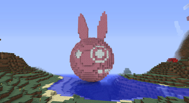 Minecraft 結月ゆかりのうさぎマーク Tetuo さんのイラスト ニコニコ静画 イラスト