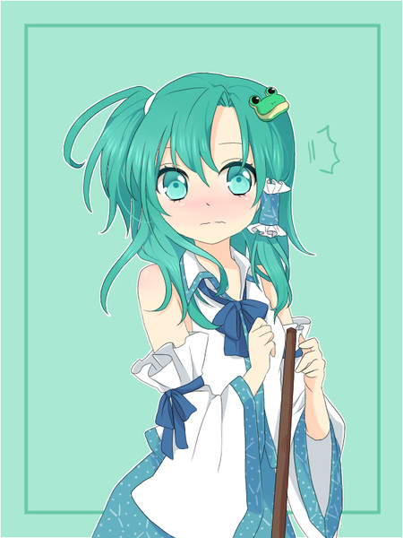 早苗さんってかわいいよね 角の人 さんのイラスト ニコニコ静画 イラスト