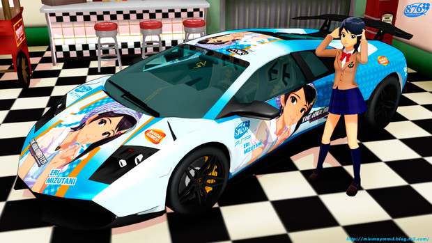 Mmd アイマス 水谷絵理 痛車 ミンメイ さんのイラスト ニコニコ静画 イラスト