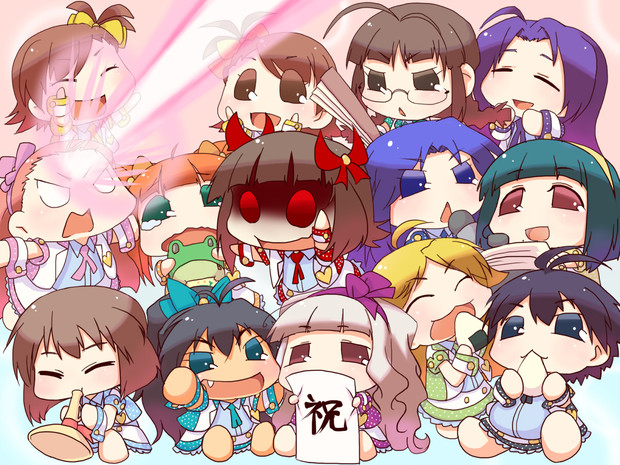 祝 ぷちます アニメ化 シャイニーフェスタ発売 さいばねとかげ さんのイラスト ニコニコ静画 イラスト
