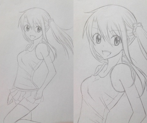 フェアリーテイルの絵柄で自分なりのオリキャラ描いてみた Saki さんのイラスト ニコニコ静画 イラスト
