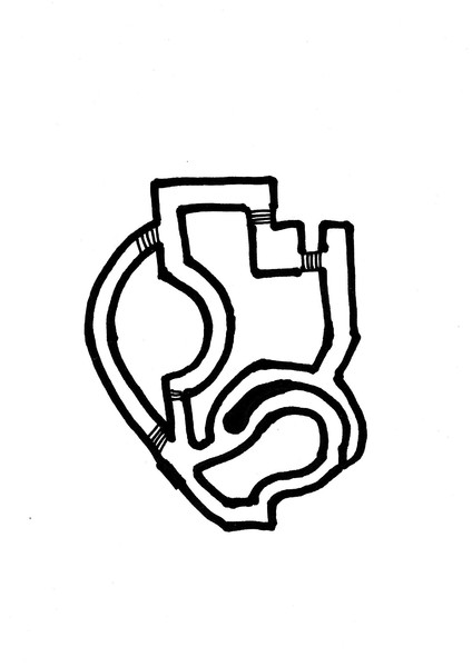 バイオハザード6 マーセナリーズ カタコンベ最下層 白地図 手書き 地球さん さんのイラスト ニコニコ静画 イラスト