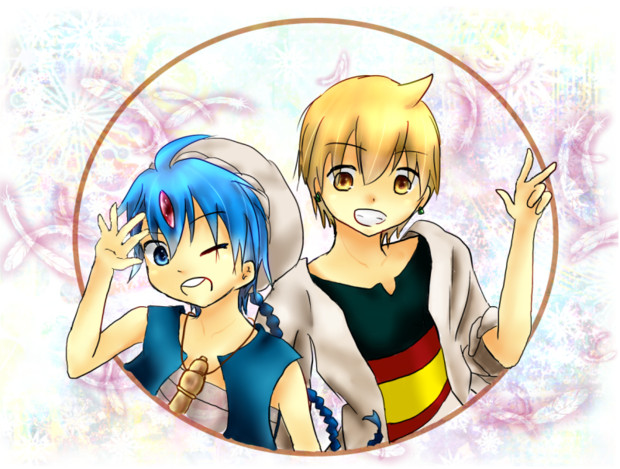 マギ アラジンとアリババくん あずさ さんのイラスト ニコニコ静画 イラスト