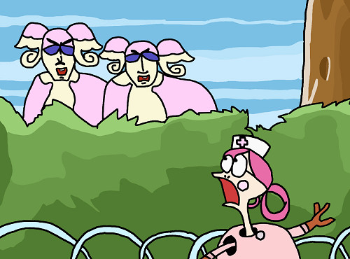 たまたま タブンネの話をこっそり聞いたジョーイさん ウェルバー さんのイラスト ニコニコ静画 イラスト