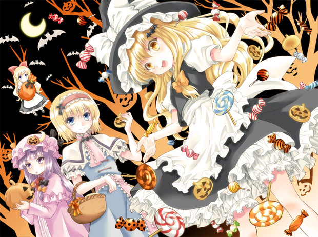 魔法使いたちのハロウィン こみる さんのイラスト ニコニコ静画 イラスト